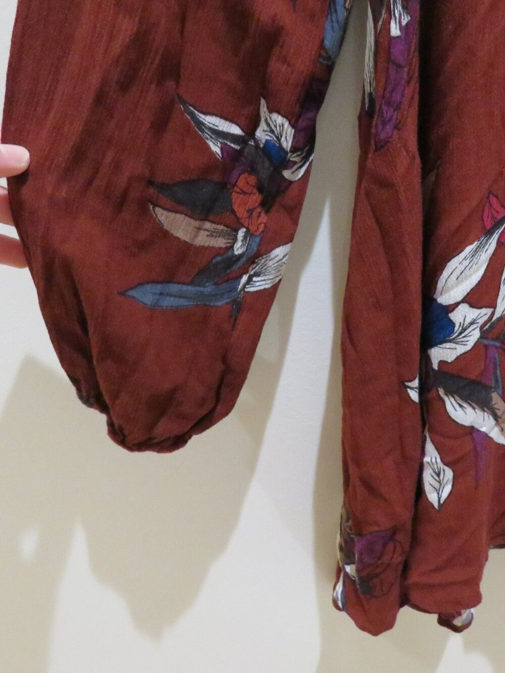 FREE PEOPLE Tree Swing Tunic Dress Electric Orchid Floral Medium Boho Festival - Picture 7 of 13